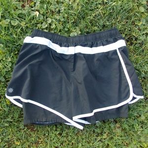 Athleta Shorts - Athleta Black Two Layer Running Shorts Size Large Athleta Shorts - Athleta Black Two Layer Running Shorts Size Large